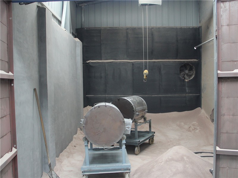 殼體吹沙房--表面處理